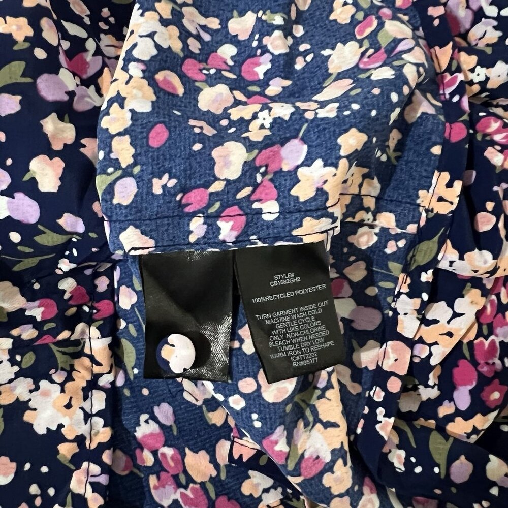 Sanctuary Camisole Tank Top Size Medium Floral Cloth Button Up Spaghetti Strap - Picture 7 of 9